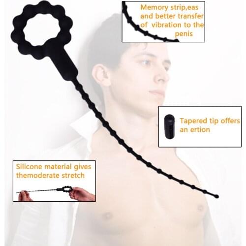 Dilator Horse Eye Silicone Urethral Cathete Vibrator Male Masturbator Adult Games Penis Plug Sex Shop BDSM Sex Toys for Men