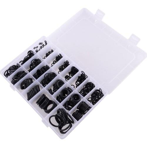 1 Set Black Thickness 1.5mm 2.4mm 3.1mm Rubber O-ring Gasket Seal Kit for Universal Cars Pumps Bearings Electrical Appliances