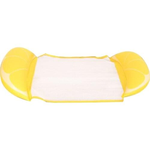 Swimming Pool Fruit Hammock Mesh Inflatable Float Multi-purpose Pool Lounge 63HE