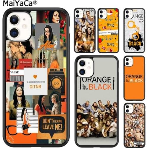 MaiYaCa Orange Is the New Black TV Phone Case Cover For iPhone SE 6 6s 7 8 plus X XR XS 11 12 pro max Samsung Galaxy S8 S9 S10