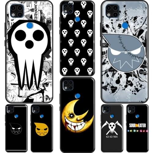 Anime Soul Eater Symbol Phone Case For Xiaomi Redmi Note 10 Pro 8T 9S 8 9 Pro Cover For Redmi 9 9T 9A 9C 7A 8A K40