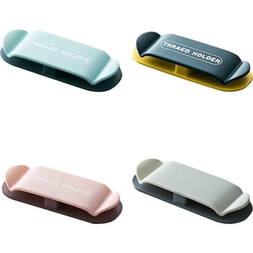 Cable Holder Protector Management Organizer Finishing Desktop Silicone Wire Retention Clips Power Cord Winder