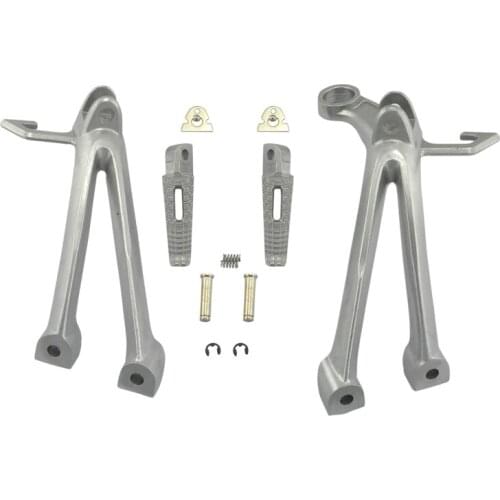 For Suzuki GSXR600 2008-2010 GSXR750 08 09 10 GSXR 600 750 k8 Motorcycle Rear Passenger Foot Pegs Foot rest With Brackets NEW