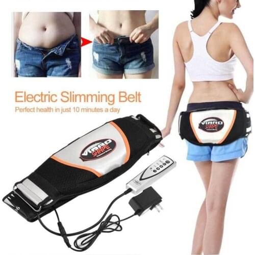 Electric Men Slimming Belt Women Fat Burning Leg Waist Foot Massager Slimming Belt Massager For Back Heat Vibrating Modelling