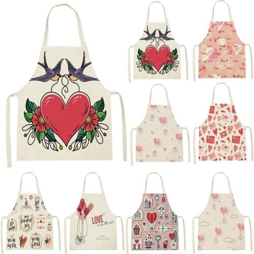 Apron Kids Apron Kitchen Household Item Cartoons Print Apron Adult Hair Apron 55-68cm Apron Custom Logo Kitchen Supplie Tablier