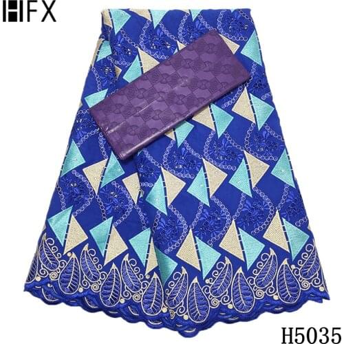 HFX High Quality Swiss Voile Lace In Switzerland 2021 Soft Embroidered Brode Lace Fabric Swiss Voile In Switzerland 5 yards