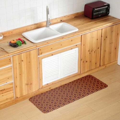 Alfombra Para Cocina Kitchen Floor Mat Funny Hexagon Doormat for Entrance Door Modern Living Room Bathroom Non-Slip Carpet