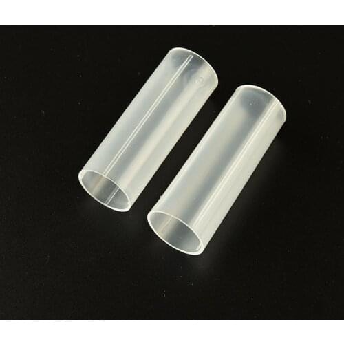 2 Pcs Plastic 18650 Battery Tube For Flashlight Torch Lamp Light White 6 cm Battery Holder Storage Box