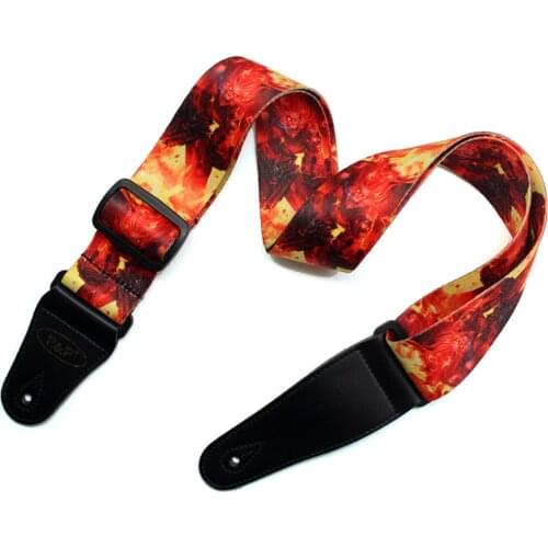 Vulcan Pattern Guitar Strap Electric Guitar Acoustic Guitar Folk Guitar Bass Strap