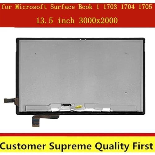 13.5'' LCD Display Replacement For Microsoft Surface book 1 1703 1704 1705 1706 2 1806 1832 LCD Touch Screen Digitizer Assembly