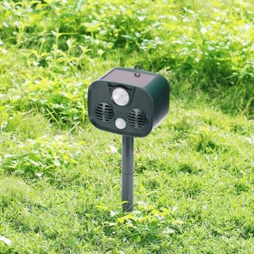 Solar Anti-theft Alarm Outdoor Animal Drive Ultrasonic Drive Wild Infrared Alarm