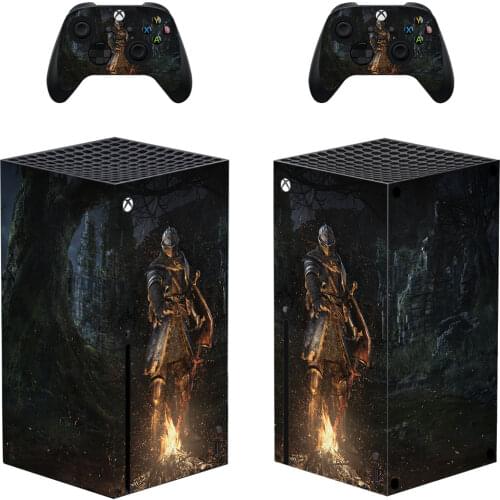 Dark Soul Style Xbox Series X Skin Sticker for Console & 2 Controllers Decal Vinyl Protective Skins Style 1