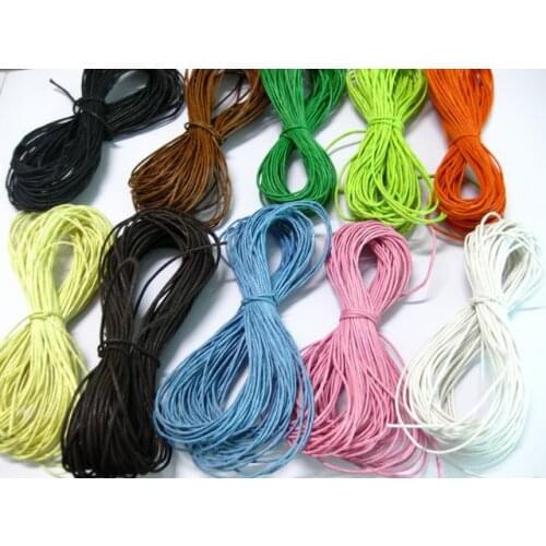 10 Meters Waxed Cotton Cord String Strap Thread 1.5MM