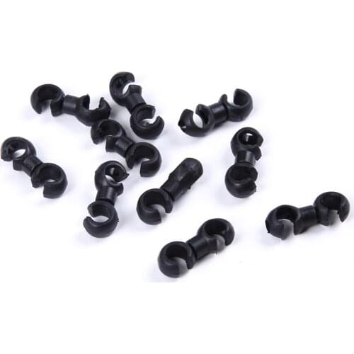 10pcs Cycle MTB Brake Gear Cable S Style Clips Buckle House Hose Guide Bike Cross Line Bicycle Accessories