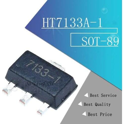 10PCS HT7133A-1 SOT89 HT7133A SOT HT7133 SMD HT7133-1 SOT-89 7133-1 new and original IC