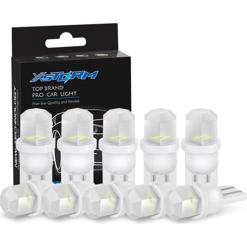 10pcs T10 W5W 3014 4SMD 194 168 Led Canbus Ceramic DC 12V License Plate Bulb Wedge License Plate Lamp Clearance Lamp Parking led