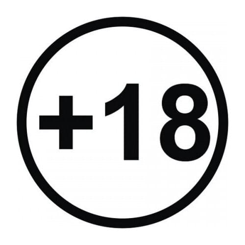 + 18 Sticker Black Diameter 6 cm