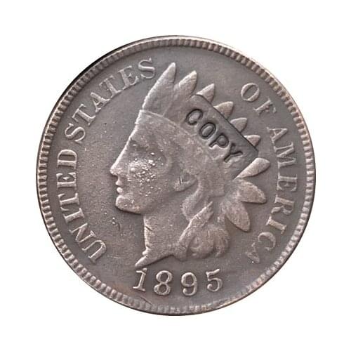 1895 Indian head cents coin copy