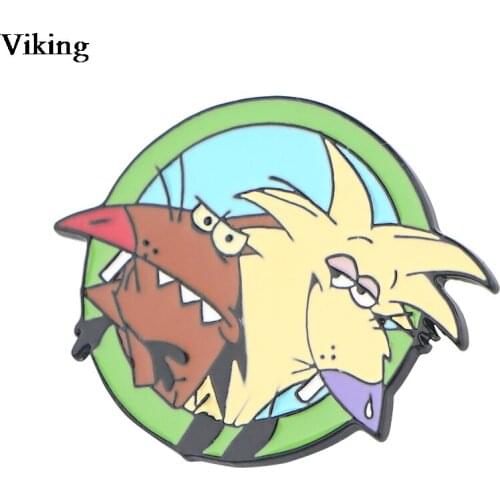 20pcs/lot Funny Beaver Badge Cartoon Animal Pin Jacket Sweater Pin Uniform Badge Backpack Pins Jewelry Fashion Accessory G0774