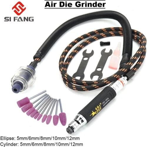 Air Micro Die Grinder Kits Mini Pencil Polishing Engraving Tool Grinding Cutting Pneumatic Tools Metal Cutting Pencil Set