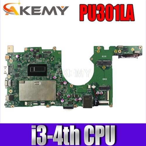Akemy PU301LA MB._0M/I3-4010U/AS 90NB03C0-R01100 motherboard For Asus PU301L PU301LA Laptop motherboard Mainboard Rev 2.0