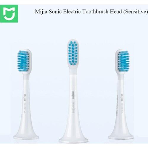 #Sensitive Series# Original Xiaomi Mijia Sonic Electric Toothbrush Replace Head 3 Pcs For Xiaomi Electric Toothbrush T300 /T500