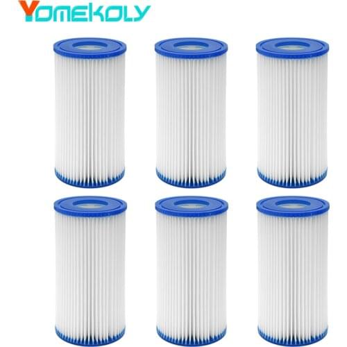 For Bestway II 58094 Swimming Pool HEPA Filter Swimming Pool Filter Pump Special Filter Element Parts size D10.5*H20.2cm