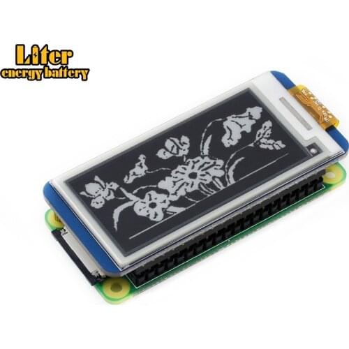 Waveshare 2.13'' e-Paper HAT,250x122,2.13inch E-Ink display for RaspberryPi 2B/3B/Zero/Zero W,color: black,white,partial refresh
