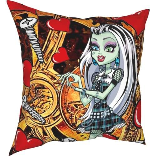 Halloween Frankenstein Monster High Pillowcase Soft Polyester Cushion Cover Decor Pillow Case Cover Home Wholesale 45X45cm