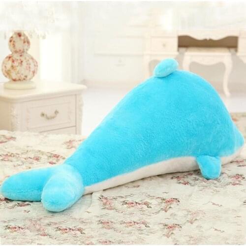 Soft Plush Toys For Children 1 Pcs 120 cm Big Stuffed Plush Animals lovely Dolphin Girlfriend Gifts Free Shipping 1.7KG
