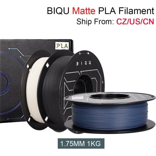 BIQU PLA Matte 3D Printer Filament PLA 1.75MM 1KG PLA Filament For 3D Pen Creality Ender 3 V2 CR10 Anycubic Mega X 3D Printer
