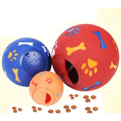 2019 New Pet Toy Bite Puzzle Dog Leaking Food Ball Large Trumpet Milky Gelatin Gel Feeder