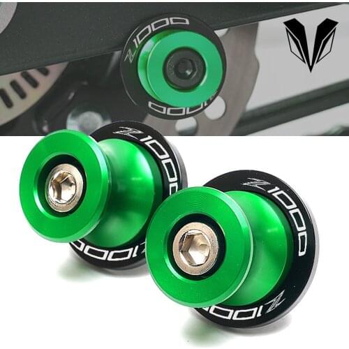 Newest For kawasaki Z1000 Z 1000R Z1000SX Motorcycle Swingarm Sliders Stand Bobbins 8MM Spools 2015-2021 2018 2019 2020