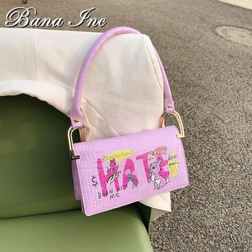 Luxury Women Bag Pu Leather Shoulder Bag French Style Small Handbags For Women Clutch Lady Bag Fashion Flap Shoulder Purse