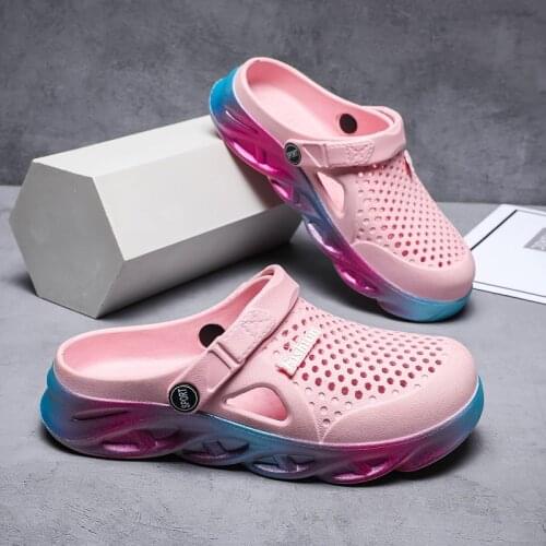 New EVA Shoes for Women Outdoor Beach Sandals Casual Garden Clogs Slippers Women Flip Flops Couples Colorful Platform Sandalias