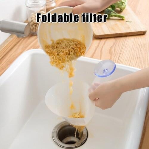 Foldable Filter Simple Sink Kitchen Self-standing Drain Sink Anti-blocking Filter B99