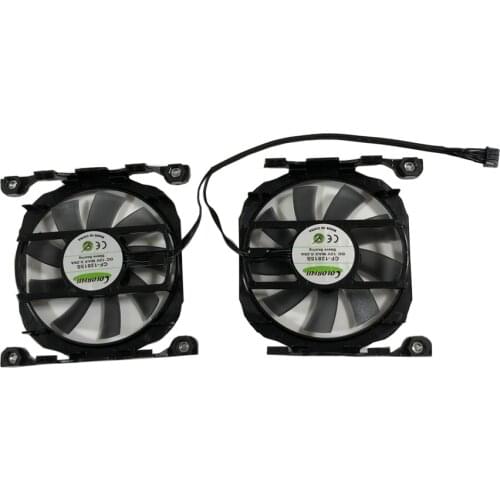2pcs/set DIY Alternative CF-12815B GPU Fan For INNO3D GTX 1060 GTX 960 OC GTX 1060 GTX 770 Grahics Card Cooling Repalcement
