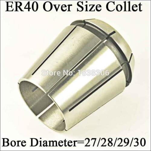 1pcs ER 40 ER40 over size Spring collet clamping tool drill chuck arbors for CNC milling lathe tool/milling cutter DIN 6499B
