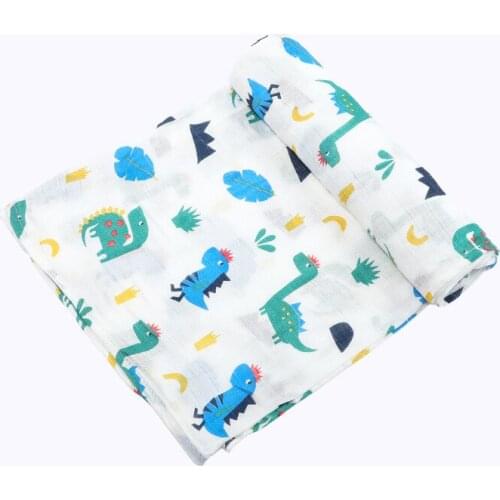 ZWF1069 Newborn Baby Blanket Cotton Swaddle Wrap Soft Toddler Sofa Crib Bedding Quilt Muslin Blanket Baby Stroller Blanket