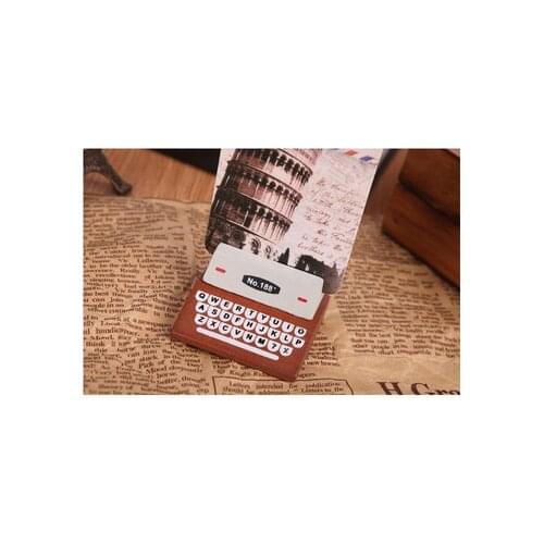 1pcs Multifunction Typewriter Shape Notes box Photo folder Signboard Daily Memos clip Journal Office stationery school supplies