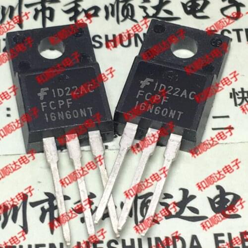 10pcs / lot FCPF16N60NT new stock TO-220F
