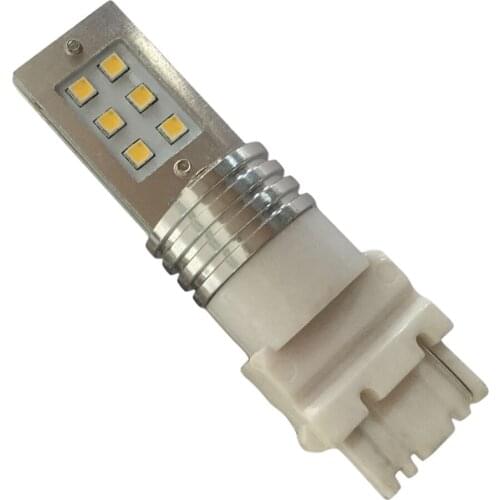 12LED 6W Universal Practical Car Turn Signal Reverse Light White Light Vehicle Bulb car rear light stop bulbs