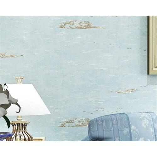 Beibehang Retro solid color non-woven Wallpaper For Walls Living Room Bar Cafe Restaurant Clothing Shop Background 3d Wallpaper