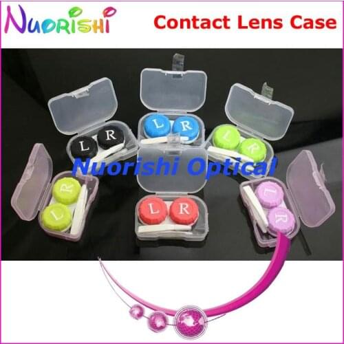 50 pcs Free Shipping C508 contact lens case kit contact lens accessories kit