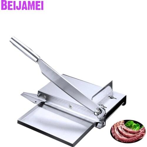 BEIJAMEI Small Bone Cutting Machine Manual Frozen Fish Meat Cutter Bone Saw machine Bone Sawing Cutter Machine
