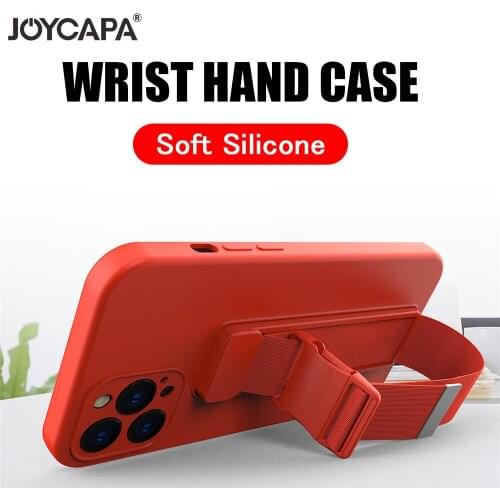 Running Bracelet Holder Case For iPhone 12 11 Pro Max XR X XS 7 8 Plus SE Mini Luxury Shockproof Wrist Strap Soft Silicone Cover