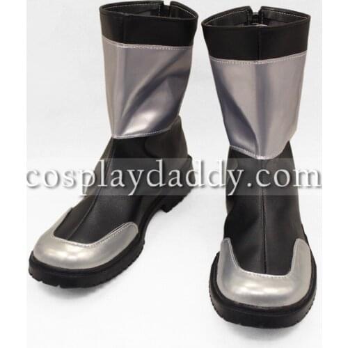 BlazBlue Hazama Black Short Cosplay Shoes Boots S008