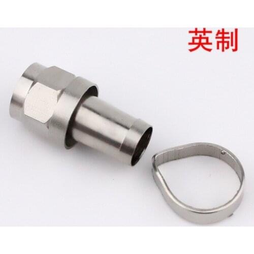 Cable joint of F copper 75-7 inch F inch plug plug with the axis of joint factory direct sales
