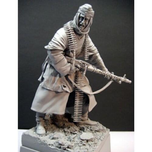 1/16 Resin Figure Building Kit MG Soldier (NO BASE)