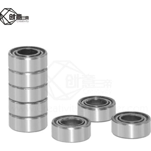 3D Printer Bearings MR105ZZ 5x10x4mm Metal Sealed Shielded Miniature Mini Deep Groove bearing Ball MR 105 Ball Bearing